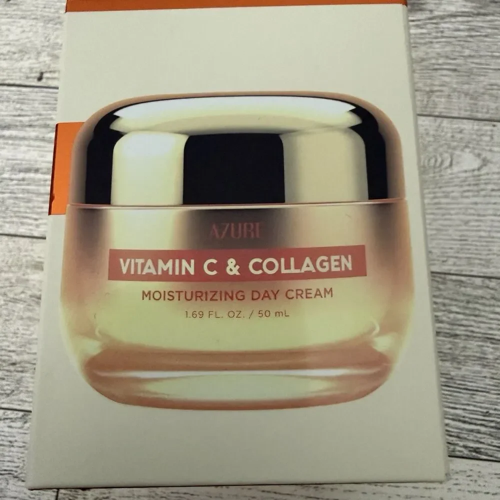 AZURE Vitamin C & Collagen MOISTURIZING DAY CREAM 50ML Korea Anti-Age New Sealed
